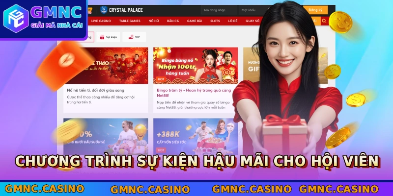 Chương trình sự kiện hậu mãi cho hội viên