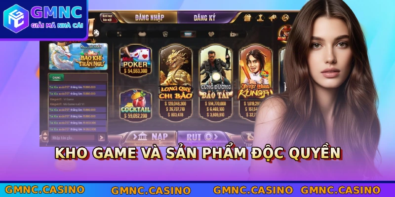 Kho game và sản phẩm độc quyền